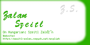 zalan szeitl business card